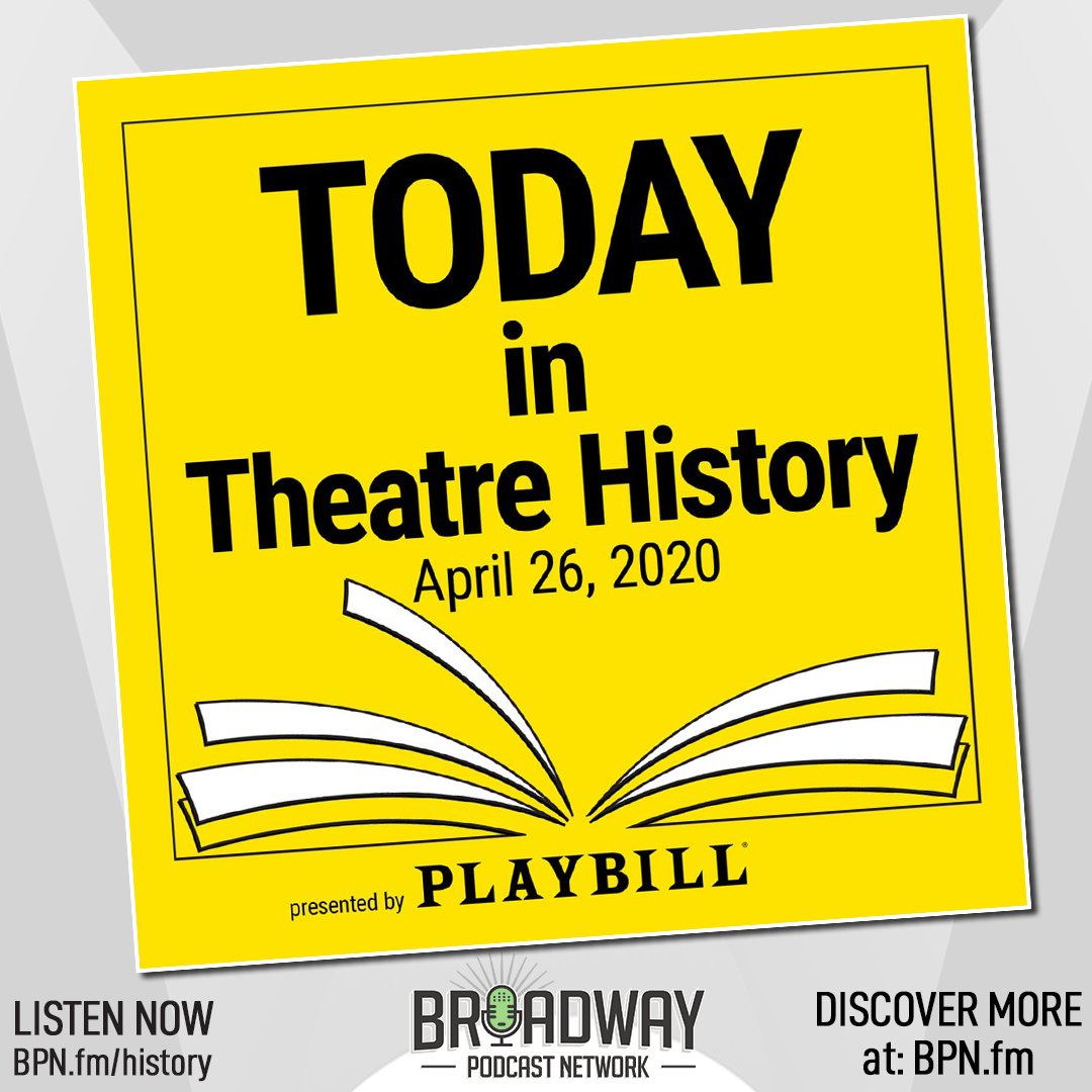 Broadway Podcast Network 🎙 (BPN) (@bwaypodnetwork) on Twitter photo NEW EPISODES ALERT! 🎙
- <a href="/CreativeQTine/">Creative Quarantine</a> Episode #25 with guest <a href="/sammusmusic/">dr. enongo / sammus the rapper</a> BPN.fm/creativequaran…
- <a href="/playbill/">Playbill</a>'s Today in Theatre History - April 26, 2020: Sex and death came to Broadway courtesy of Mae West, <a href="/CompanyBway/">COMPANY</a>, & Tuck Everlasting BPN.fm/history NEW EPISODES ALERT! 🎙
- <a href="/CreativeQTine/">Creative Quarantine</a> Episode #25 with guest <a href="/sammusmusic/">dr. enongo / sammus the rapper</a> BPN.fm/creativequaran…
- <a href="/playbill/">Playbill</a>'s Today in Theatre History - April 26, 2020: Sex and death came to Broadway courtesy of Mae West, <a href="/CompanyBway/">COMPANY</a>, & Tuck Everlasting BPN.fm/history