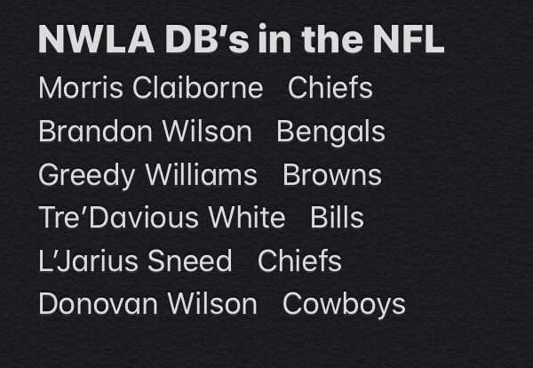 FourStatesNews's tweet image. RT NBC6News "RT TimOwensTV: While everyone argues about DBU, I think Shreveport should claim DB City!! 🥇

Throw in Devin White and Jerry Tillery and you would have a pretty good start to a strong “D” 💪

ItsBWilson_ 
jay__sneed 

#ktalsports #dbcity https://t.co/yURzPBJvQ2"