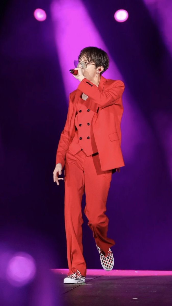 hobi posts on X: red suit hoseok hits differently #jhope #제이홉   / X