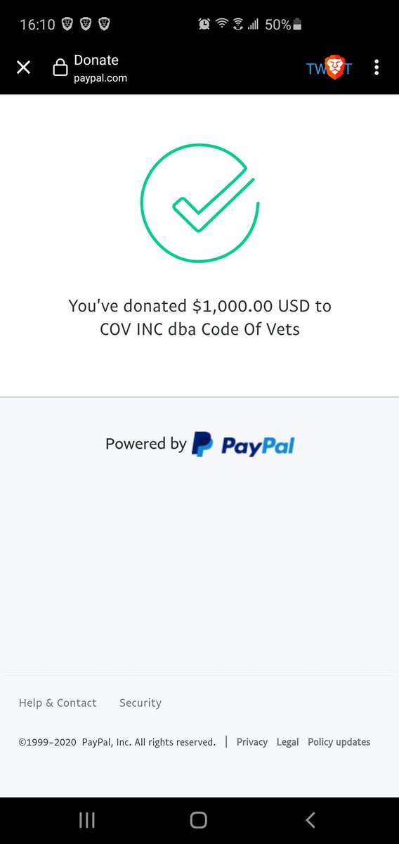 @GodandCountry11 @codeofvets Did I get in too early? 😁
Thank you for your generosity!! 🇺🇲👍👍