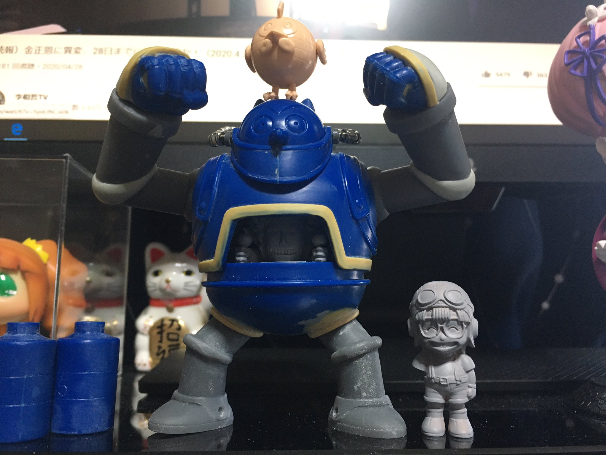 すー キャラメルマン1号がなんとか塗装手前まで完成 アラレちゃん キャラメルマン1号 T Co 6nqylcco0i Twitter
