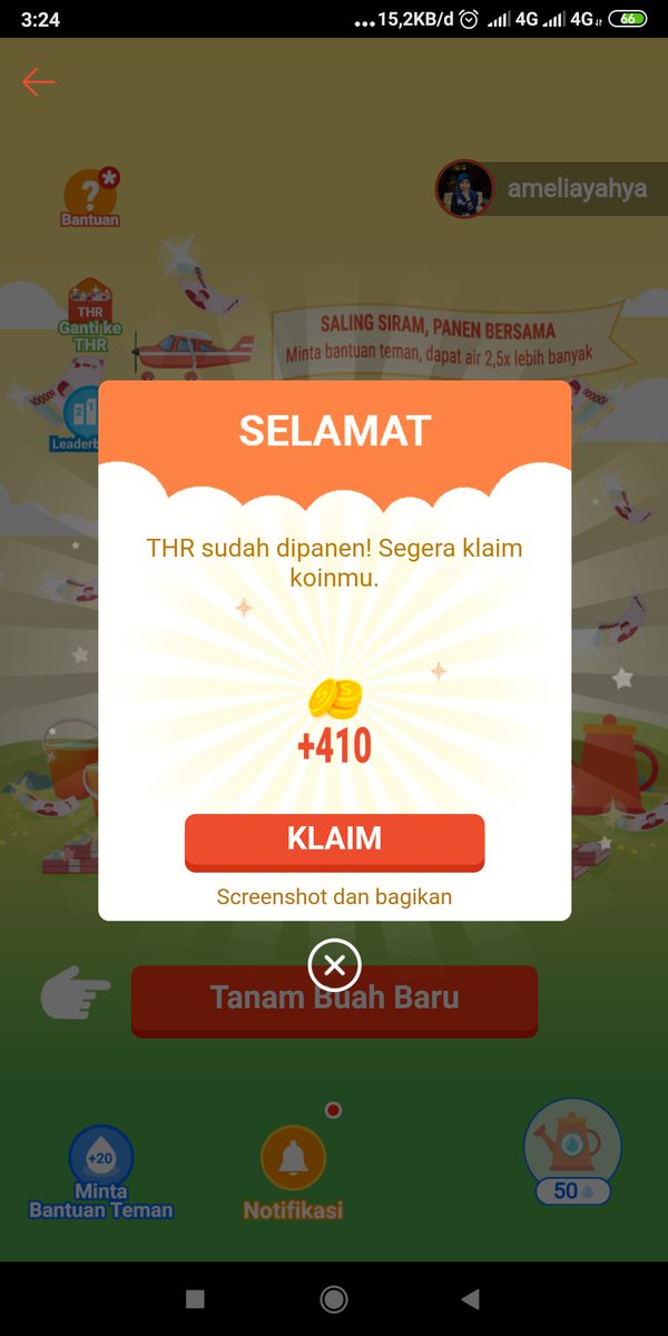 ameliayahya's tweet photo. Bismillah.. Semoga beruntung.. Semangat terus, hasil Shopee tanam, panen tgl 25 April.. @ShopeeID
#ShopeeTanamTHR10M #ShopeeDariRumah
#ShopeeID https://t.co/lWRMlgHNQV