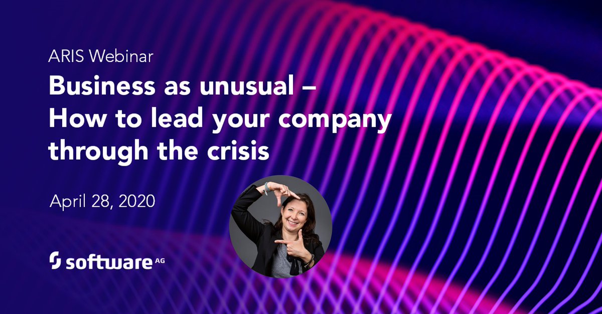 Goooooood morning world!💙 
Did you already register for my webinar tomorrow? Don't miss this opportunity to learn how ARIS supports business continuity with the power of process. ➡️Register now ow.ly/9Guu50zmfqO <a href="/SoftwareAG/">Software AG</a> <a href="/marcvietor/">Marc Vietor</a> <a href="/ariscommunity/">ARIS Community</a>