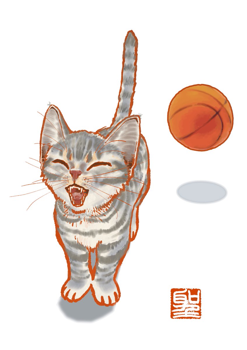「ねぇ、遊ぼ! 」|CatCuts ✴︎日々猫絵描く漫画編集者のイラスト