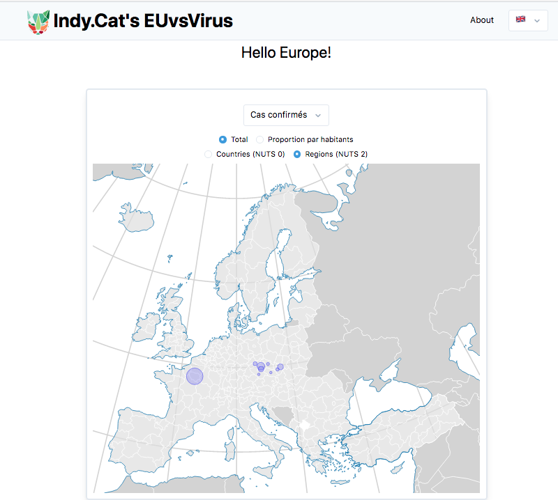 indycat11's tweet photo. Open Confinement Indicators, our #EUvsVirus Hackathon project is submitted!🚀

https://t.co/HSUJ3Iw9fK 

An open platform for🇪🇺EU citizen &amp; policy-makers DIY indicators (KPIs), debate &amp; decisions during &amp; post crisis

Demo: https://t.co/3TZHCq5vcj😺

Repo: https://t.co/TdF71mgm7i https://t.co/ID39J8E01U