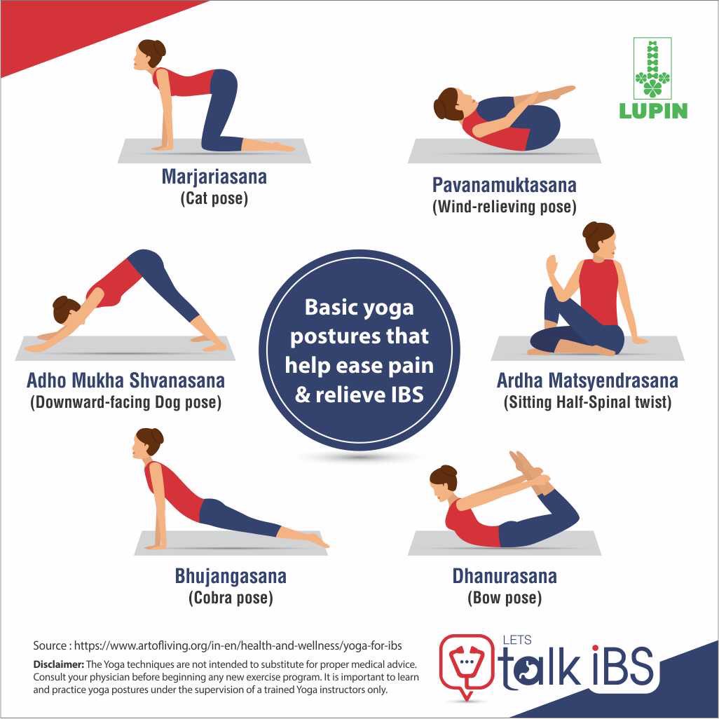 VGM Gastro Centre - April is IBS (Irritable Bowel Syndrome) Awareness  Month. IBS is a common intestinal disorder that affects the bowel  (intestine). Do you have IBS? Try these 5 Yoga poses