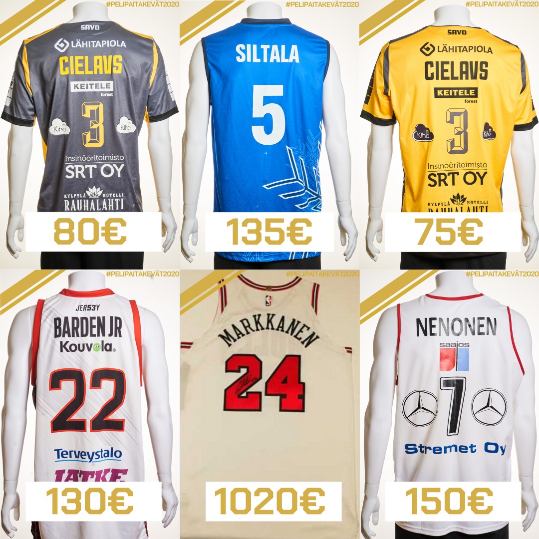 Tyylikkäät koris- ja lentopallopaidat löysivät hienosti hintansa perjantaina!🏀🏐

Kiitos seuroille ja huutajille!🙏♥️
#PelipaitaKevät2020