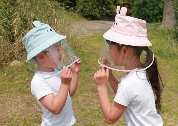 【新製品】コジット。マスクを嫌がる子どもでも被るだけで使える「飛沫対策ガード帽子」