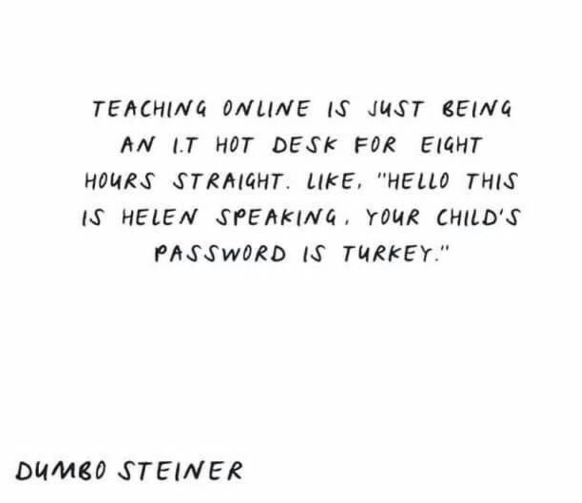 WeAreTeachers's tweet photo. 😂 #elearning #distancelearning https://t.co/7VitgfJsLA