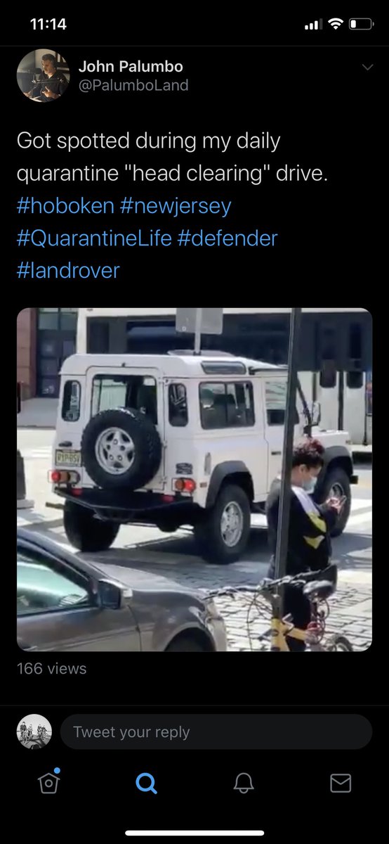 HobokenBicycles's tweet photo. Funny, we can’t go to the waterfront for walks or a bike ride, but you can still drive it no problem. And if you want to speed down our streets and intimidate pedestrians, go ahead!! #essentialmyass we’re all just a bunch of assholes, am I right? https://t.co/bFOvmK08Pn