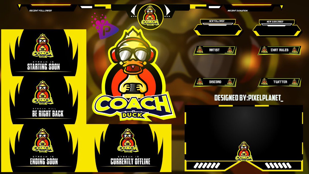 Pixelplanet6's tweet image. #twitch #twitchoverlay #mascotlogo #logo #streaming #streamer #graphicsdesign #twitchstreamer #characterdesign #twitchaffiliate #adobeillustrator #twitchlogo #panels #twitchoverlays #graphicsforstreamers #stickertwitch #discord #mixer #gaming #gamer #pcgaming #twitchgaming