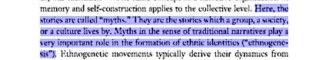 Role of & #39;Myths& #39; in civilization.
