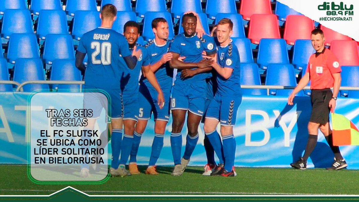 RadioDibluFM's tweet photo. Se completó la #Jornada6 de la #VysshayaLiga, donde el #FCSlutsk venció sobre la hora 3-2 a #Belshina y quedó como único líder en #Bielorrusia (con 13 puntos), seguido del #IslochMinsk y #TorpedoZhodino con 12 y 11 puntos, respectivamente.
#HechosParaTi
#QuédateEnCasa https://t.co/ciGZyICIVQ