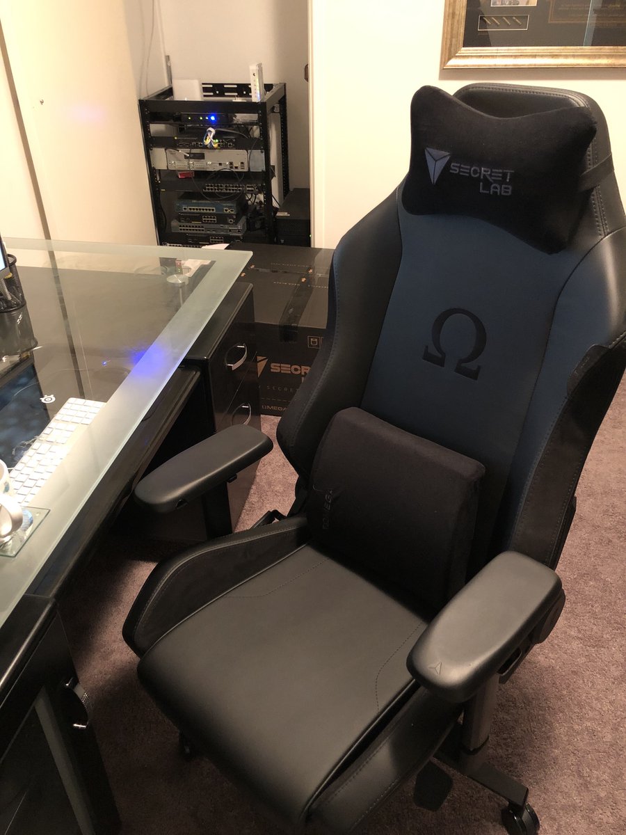 #Secretlab chair looking awesome and very comfy. Much needed in the WFH environment.