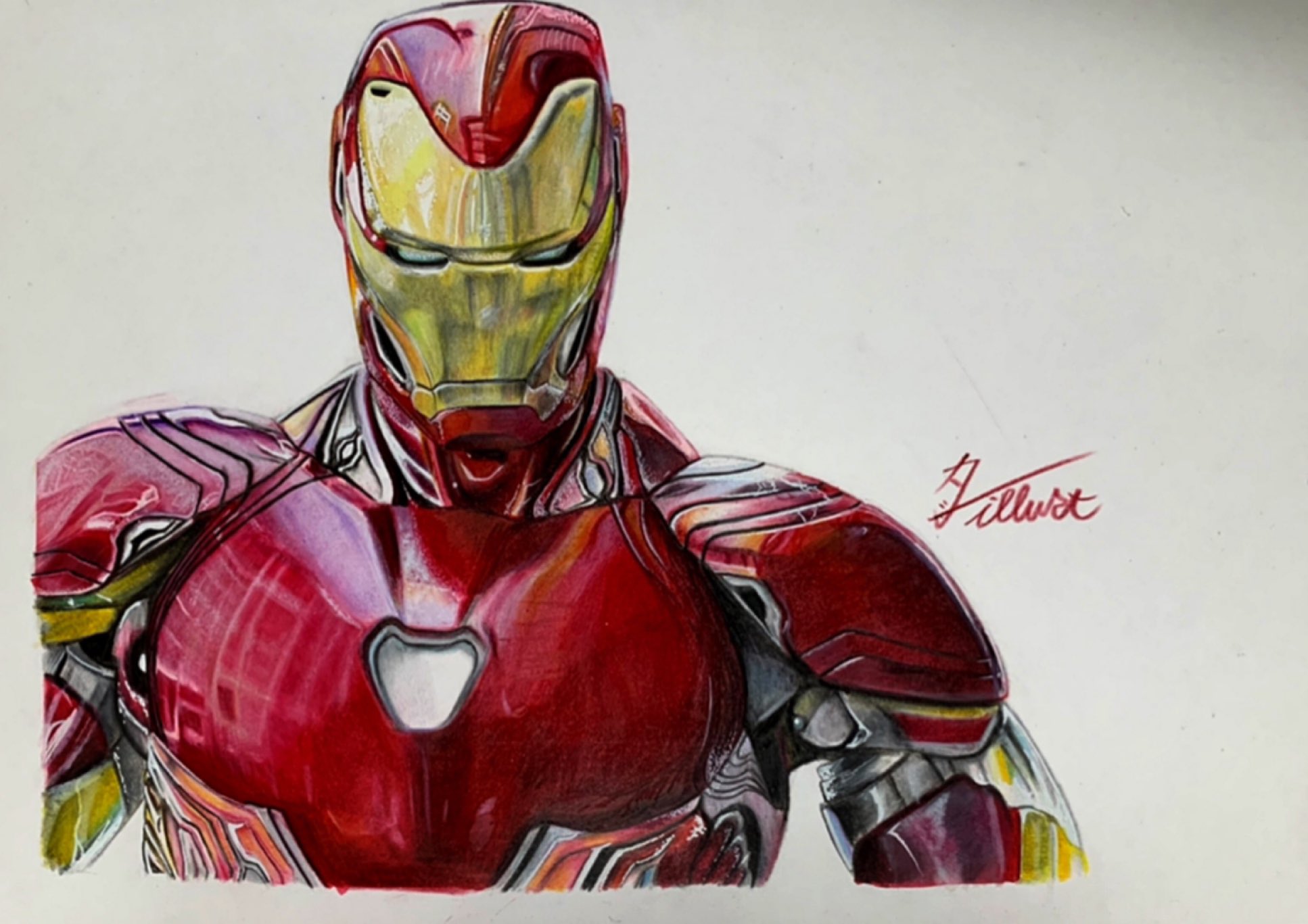 Twitter पर タッカー 色鉛筆でアイアンマン マーク6とマーク50を描きました Ironman アイアンマン 色鉛筆 イラスト T Co Ulnirtf1hr Twitter