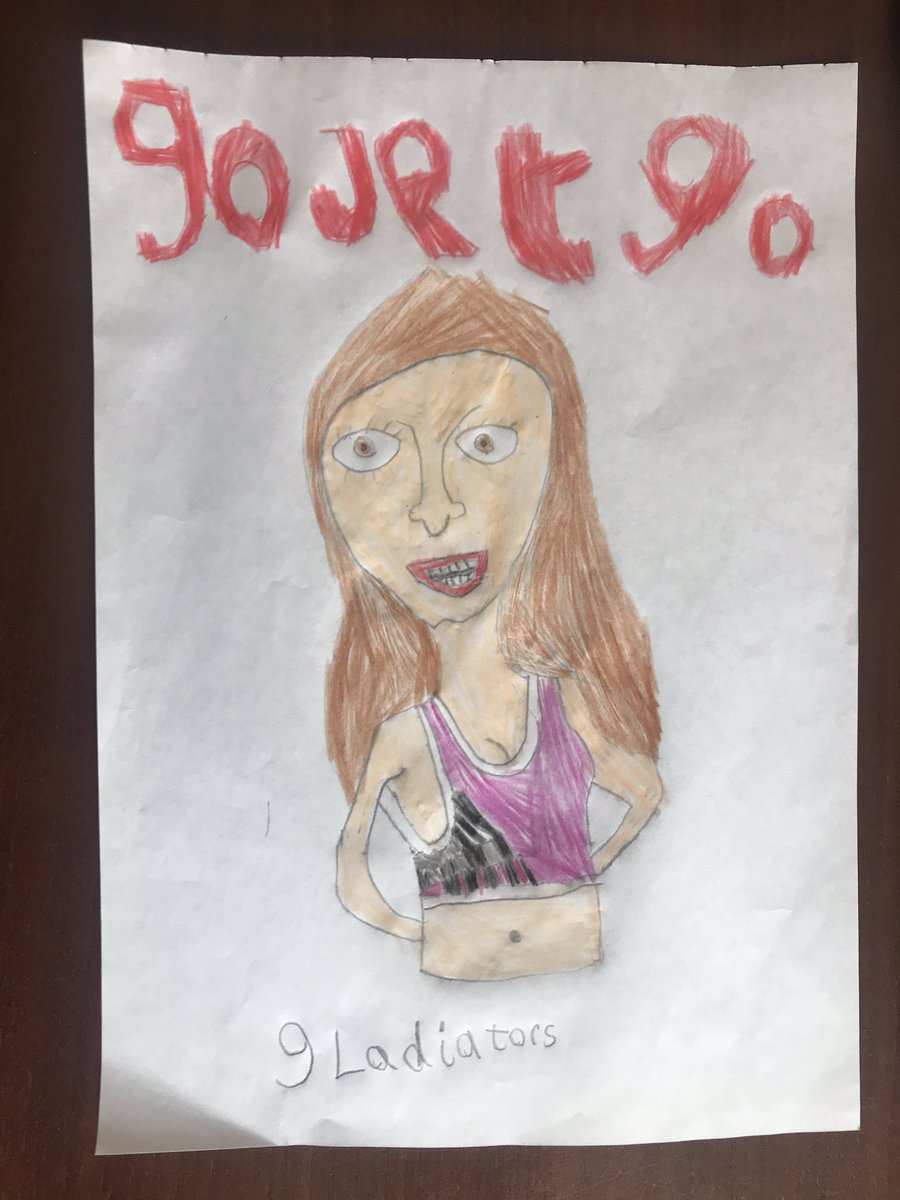 WriterDjb's tweet photo. My son Todd (he’s 7) has discovered Gladiators on YouTube and he loves it! @jet_loves @GladiatorsTV #gladiators #gladiatorsuk #jet #gladiatorjet #dianeyoudale #fanart https://t.co/kCf34DFyit