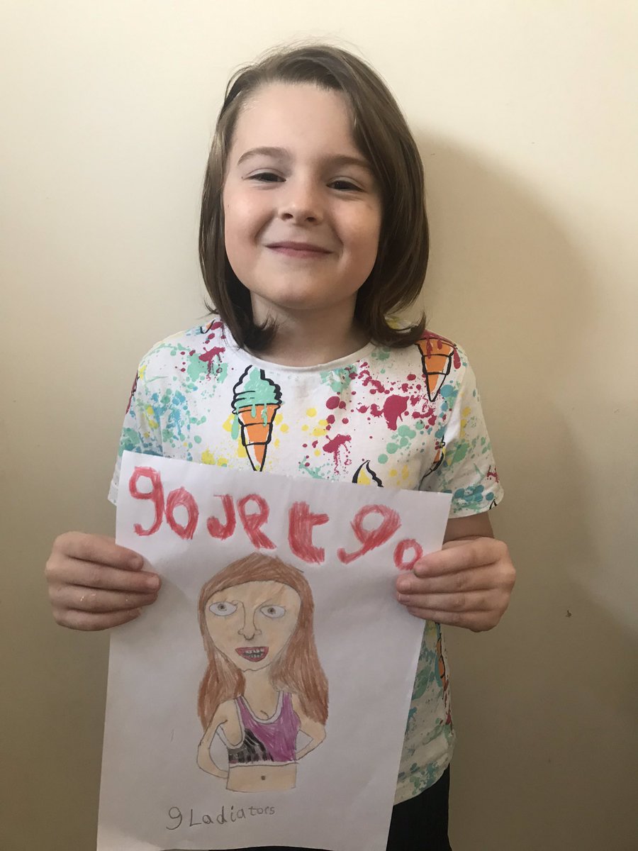 WriterDjb's tweet photo. My son Todd (he’s 7) has discovered Gladiators on YouTube and he loves it! @jet_loves @GladiatorsTV #gladiators #gladiatorsuk #jet #gladiatorjet #dianeyoudale #fanart https://t.co/kCf34DFyit