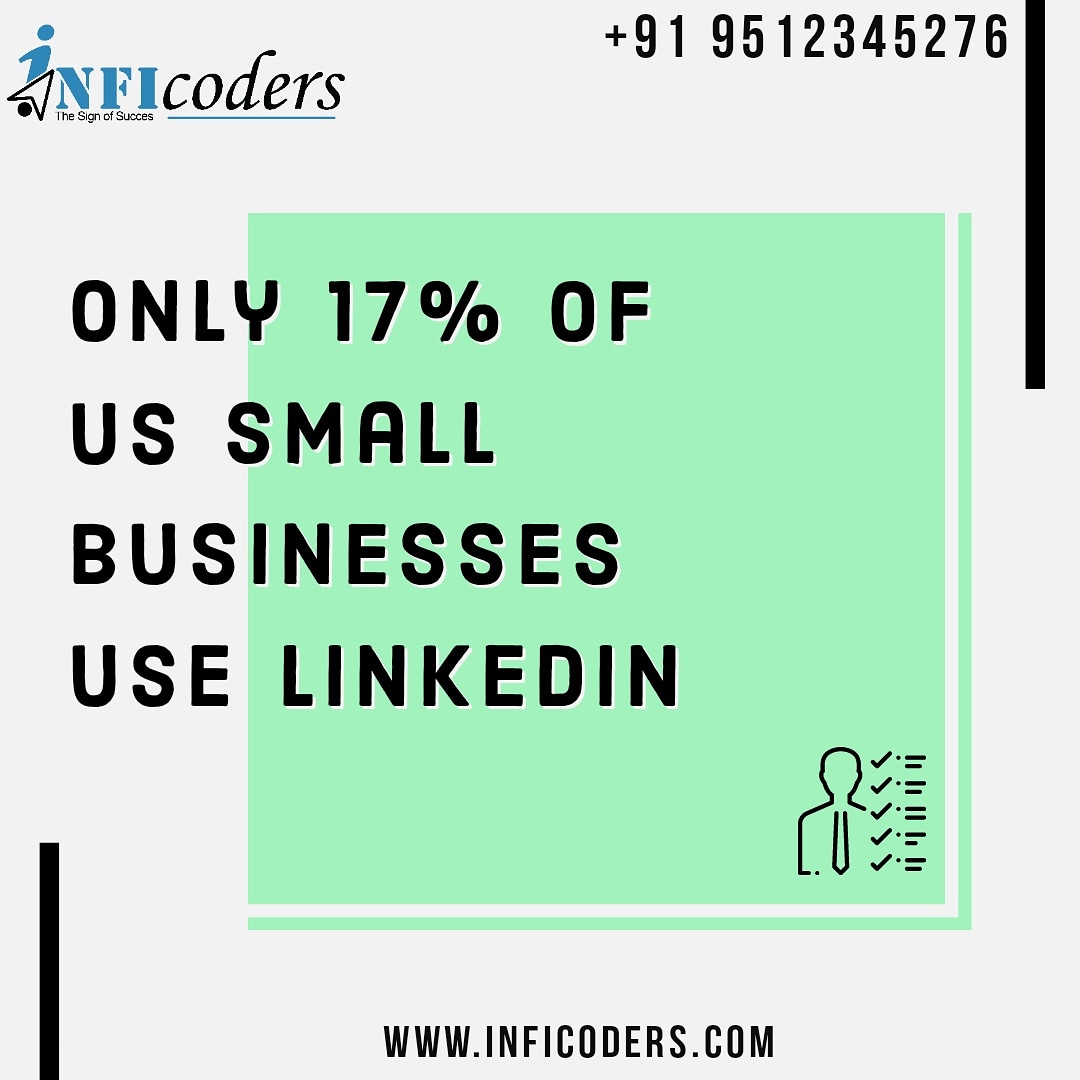 Smart_Monky's tweet photo. ➡️ only 17% of US small businesses use LinkedIn.
#inficoders_technolab #knowledgevalley
#socialmediamarketing #socialmediamarketingtips #socialmediamarketingtip #socialmediamarketingagency #socialmediamarketingplan #socialmediamarketingstrategy #socialmediamarketingconsultant https://t.co/MiGB1Rql7Y