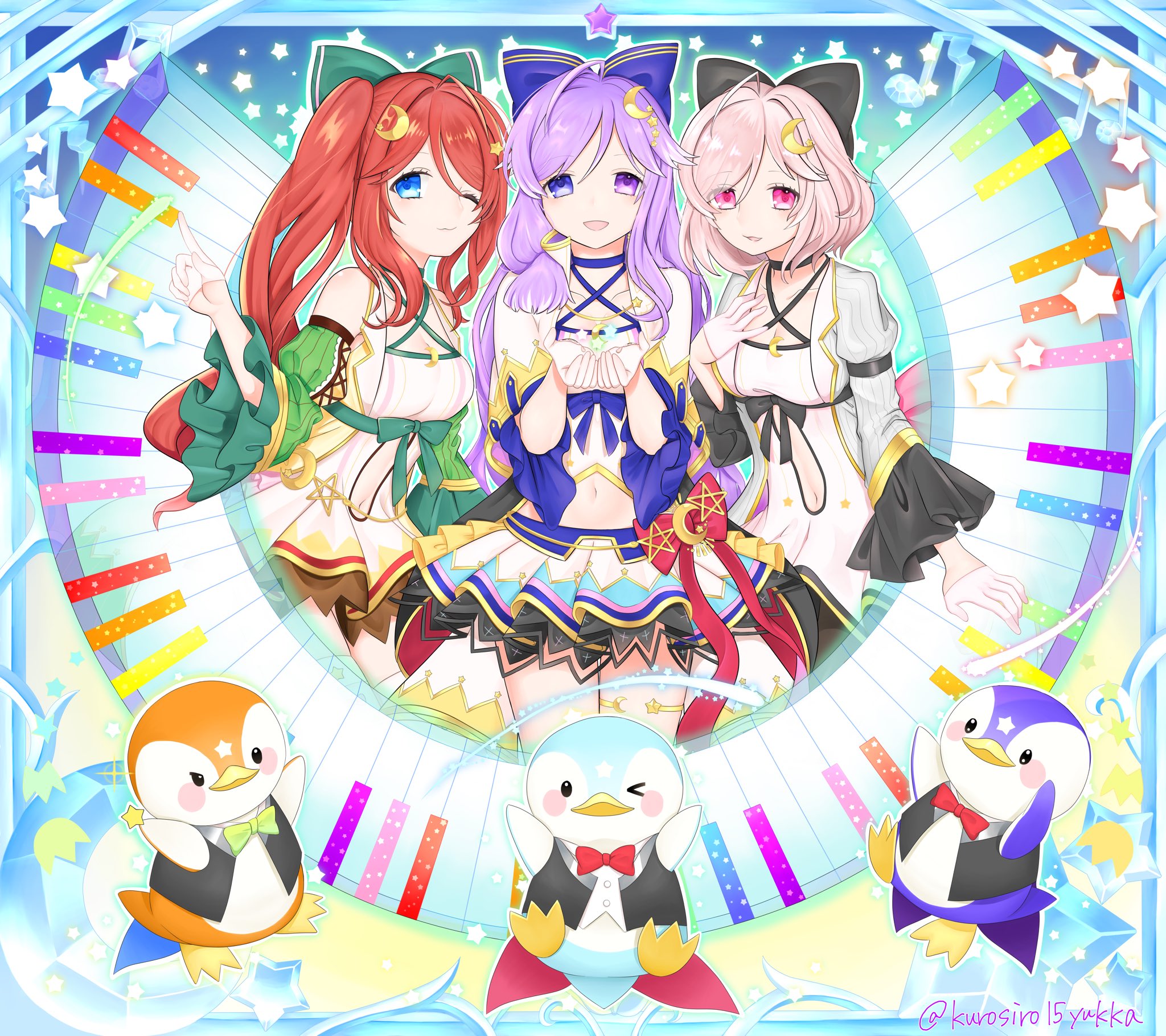 ユッカ 約１ヶ月以上の大遅刻ですが 魔法使いと黒猫のウィズ 7周年おめでとうございます 魅力的な キャラやストーリーをこれからも楽しませてください 人 W ピピアちゃんを撮影 装飾はポポラの里の皆様です