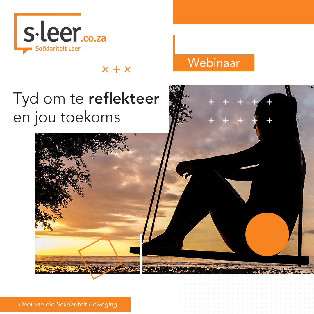 solidariteit's tweet photo. #Sleer - S-leer wil graag die tyd gebruik om saam te reflekteer wat die inperkingstyd uitwys oor onsself en ons gesinne. Registreer vandag nog vir die saampraat webinaar wat op 28 April om 10:00 regstreeks plaasvind. Besoek https://t.co/9IGKoYvz7l vir meer inligting. https://t.co/R9FSAyKKmq
