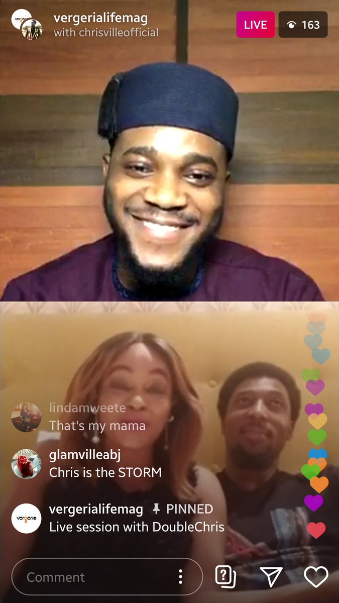 realChrisville's tweet photo. About lastnight; #DoubleChrisLiveSession with @vergerialifemag 🔥
.
We had an amazing time,very interactive n productive...
#DoubleChris
#chrisville
#DoubleChrisTheBrand https://t.co/1ox6eelkoV