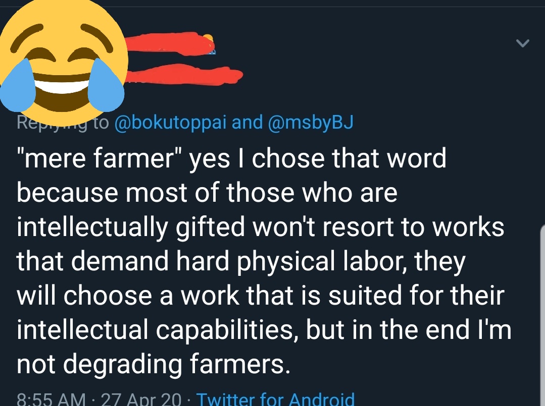 To kuya who said Kita is a mere farmer, you don't know a shit about Japan, its history and the importance of agriculture to its economy. - a thread