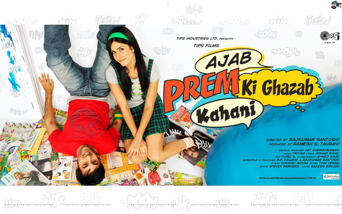 Your favorite comedy movie of Katrina:Namastey LondonAjab Prem Ki Ghazab KahaniBaar Baar DekhoMere Brother Ki Dulhan