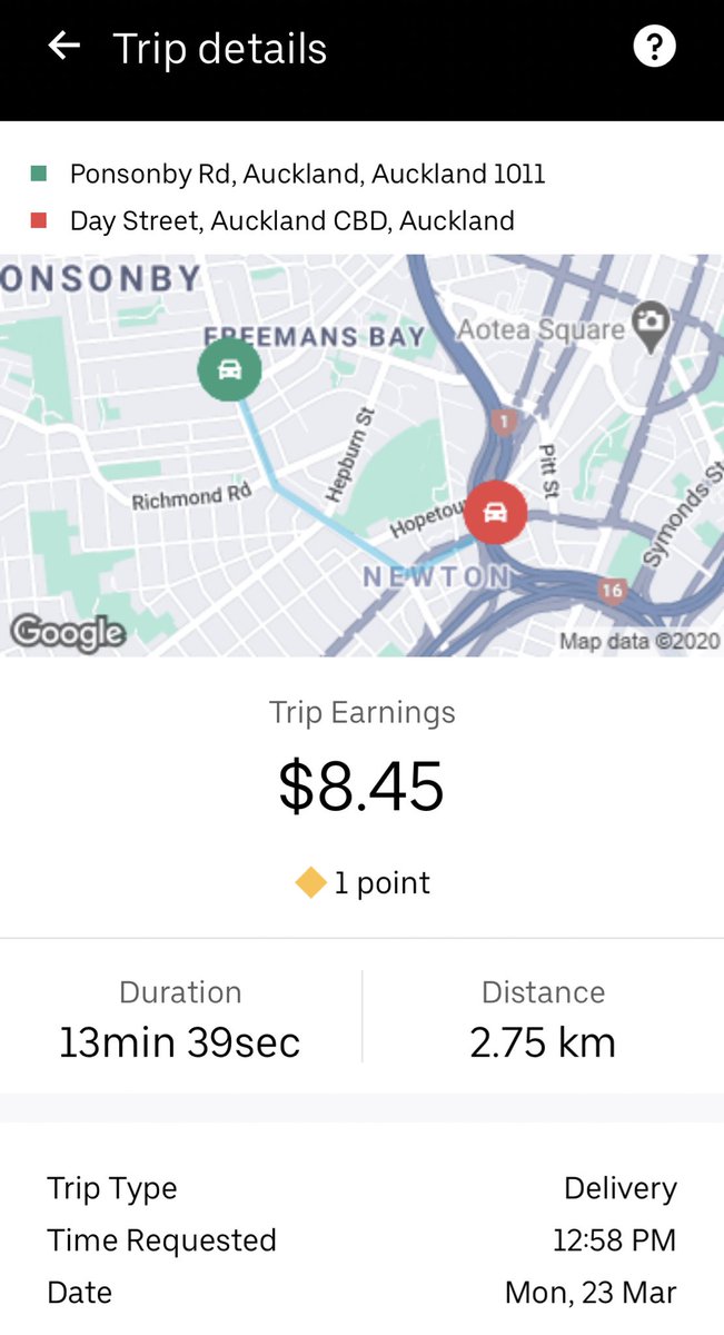 For those who don’t get why the commission taken by Uber is high here’s why. For each delivery the driver gets paid a pick up + drop off fee + per kilometre. So a $20 meal + $6.99 delivery fee doesn’t cover it especially if it’s a longer trip.