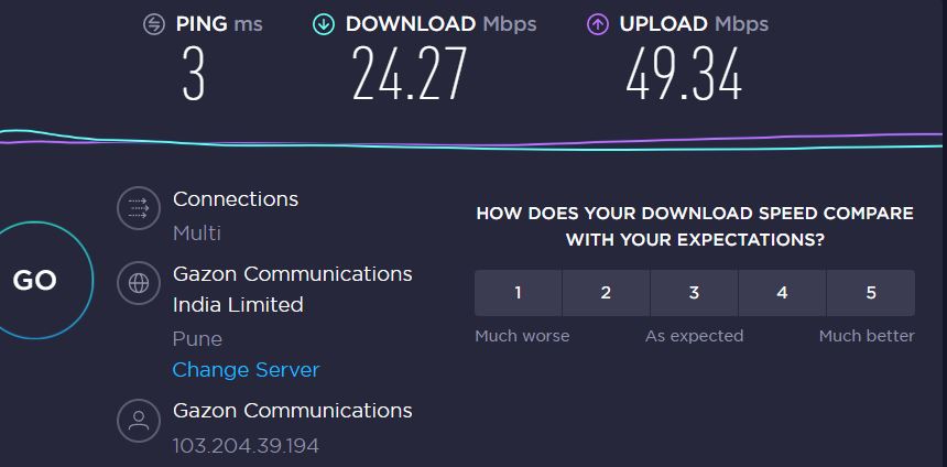 8ap's tweet image. I have always seen this variance in internet speed test results on fast.com and speedtest.net -
Fast perpetually shows speed much higher than speedtest...
 Who do you trust more? 
#Internetspeed #fast #speedtest