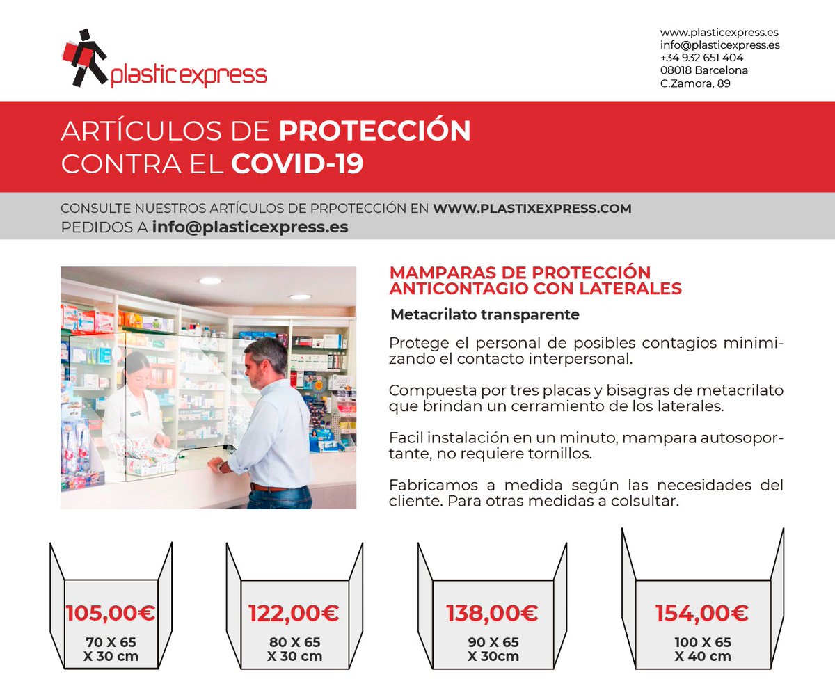 Plastic_Express's tweet image. Mampares protectores plegables anti-contagi / mamparas protectoras plegables anti-contagio para oficina #mampara #anticontagio #metacrilato #seguridad