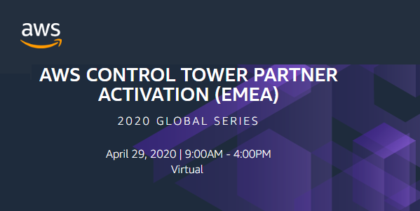 AWS_Partners's tweet photo. Join us for the AWS Control Tower Virtual Training on April 29 to support @AWS_Partners in EMEA with onboarding &amp; discuss best practices: https://t.co/EhCKJ4SavS https://t.co/daRe1nCtdb