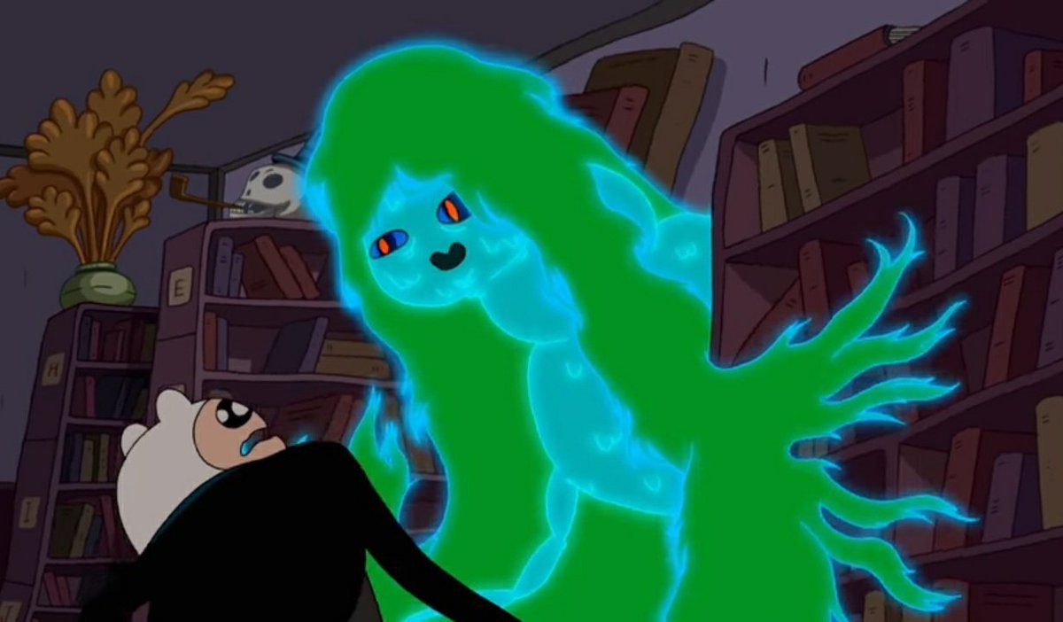 kelyflore's tweet photo. Okey voy a abrir OTRO HILO de hora de aventura porque me lo pidieron ok? 
Les explicare que pedo con la mujer fantasma que se le aparece a Finn en el capítulo de "Escalofríos" https://t.co/ByguWOAgof