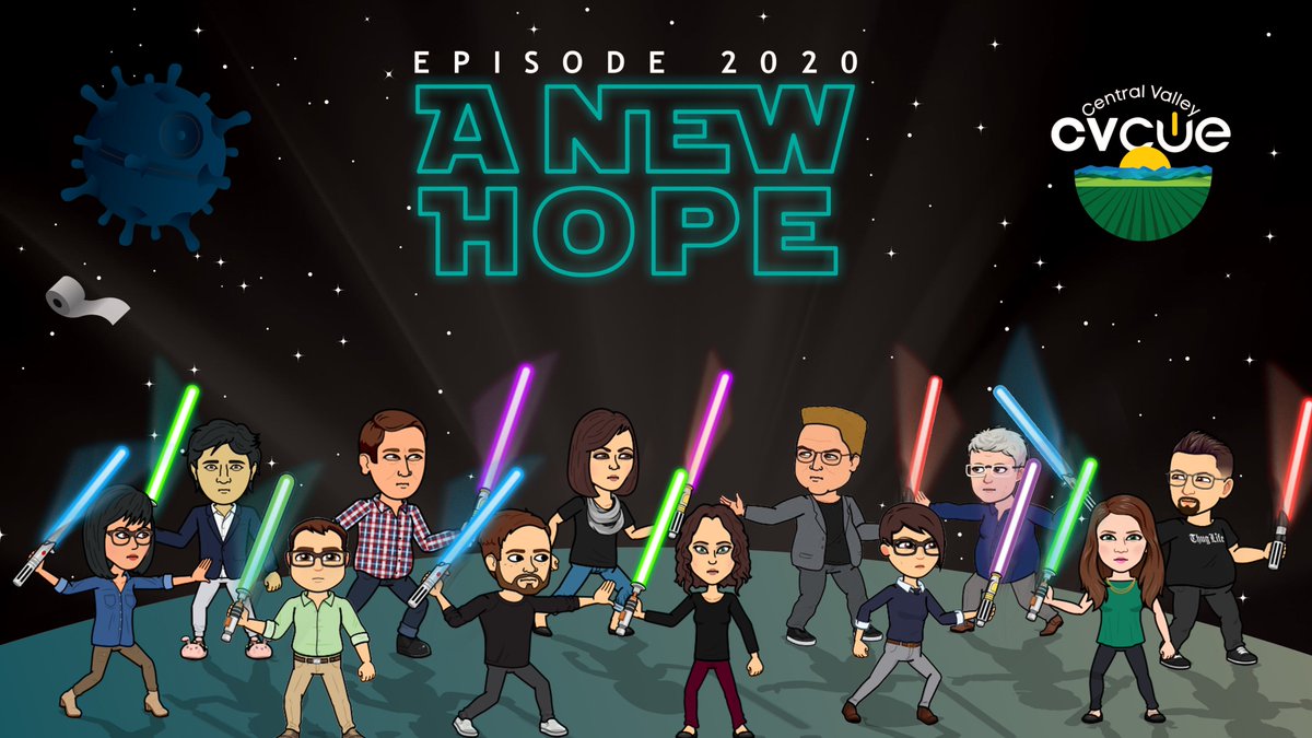 cvcue's tweet image. Our CVCUE board of Jedi&apos;s is working double and triple time to bring New Hope to educators in the Central Valley and beyond!

Our free virtual conference for educators is May 1st-4th!

&quot;Episode 2020: A New Hope&quot;

Register now:
cvcue.org

#MayThe4thBeWithYou