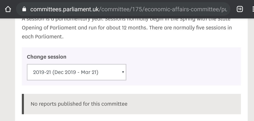 I stand corrected by  @Alain_Tolhurst. It has been published ( https://committees.parliament.uk/committee/230/finance-bill-subcommittee/news/146161/government-must-address-ir35s-inherent-flaws-and-unfairnesses-committee-concludes/) albeit not on the Committee's page. My bad.