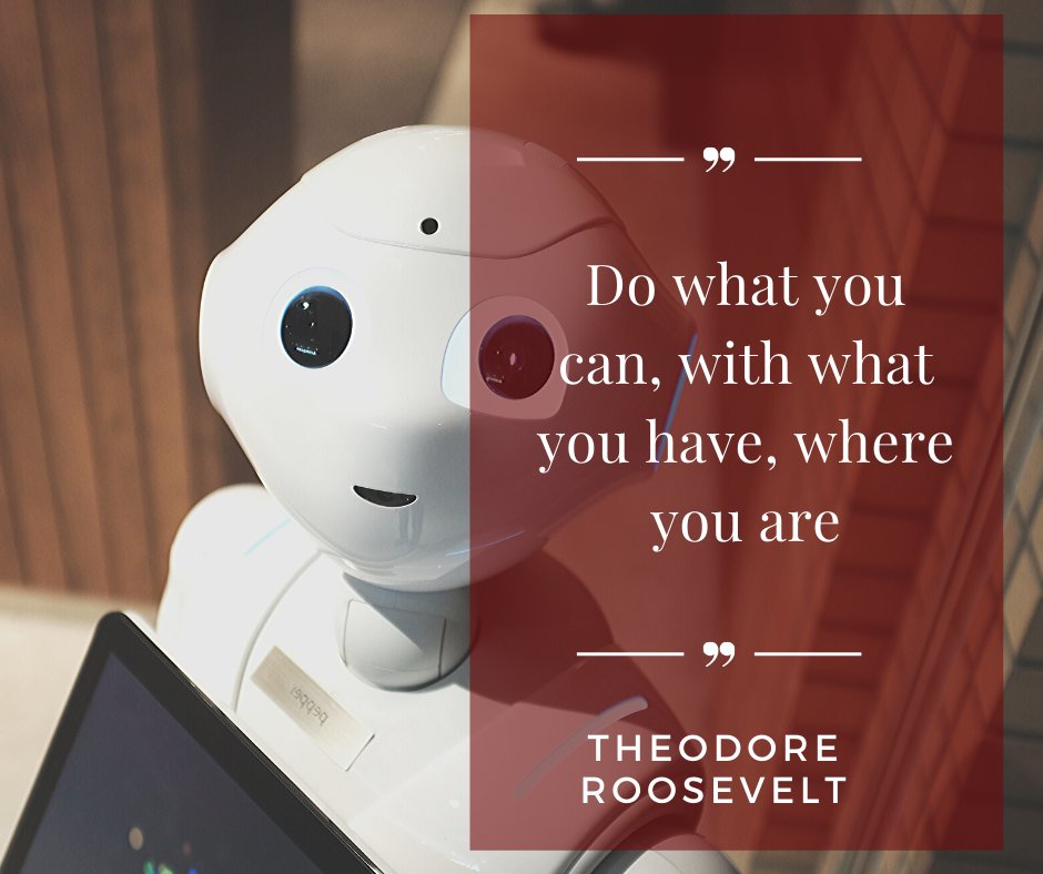 ZimRobotics's tweet photo. Monday Motivation
To get started all you need is you.
Focus on what you can do right now in this moment.
Things don’t need to be perfect for you to get started.
Start now!
#MondayMotivation #IHHRobotics https://t.co/SdVNEQXnw3