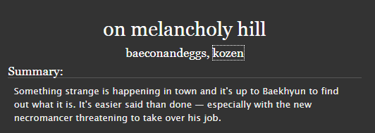 dearbbhyun's tweet photo. on melancholy hill (124684 words) by kozen #BAE2018
ONE OF MY FAV ENEMIES TO LOVERS AND SLICE OF LIFE💗
https://t.co/9JI4U2aI8r https://t.co/MEdrxltQTb