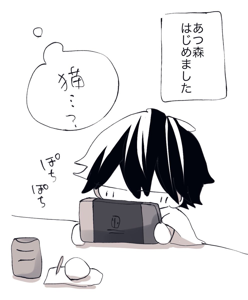 あつ森楽しそうだから買いました！（やっと！）
猫のちょいさんがお隣のテントにすんでる！⛺️