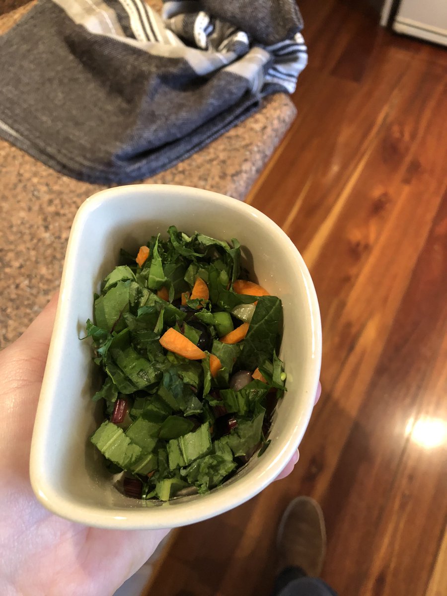 •|| when your bird eats better than you do 👀💦

Whats the bet he throws out EVERYTHING but the kale ffs.