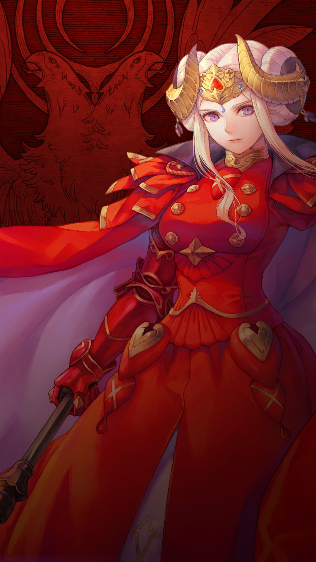 ファイアーエムブレム ヒーローズ 壁紙プレゼント 年5月の オリジナルカレンダー壁紙 と オリジナル壁紙 をプレゼント 今回は 炎の女帝 エーデルガルト が登場 Feヒーローズ壁紙