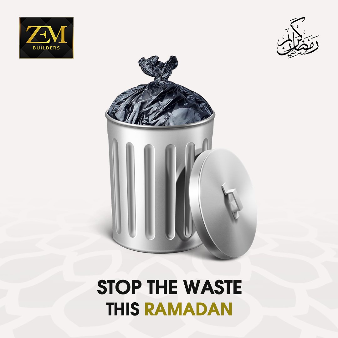 BuildersZem's tweet photo. Reduce food waste during Ramadan ☪

- Learn how to cook, and estimate portions correctly.
- Plan meals ahead – or better yet, meal prep.
- Create lists before you shop
- Donate your leftovers
- Adopt a plant-based diet and make sure you compost.

#WeAreZem #RamadanKareem https://t.co/iEewdCBi3E