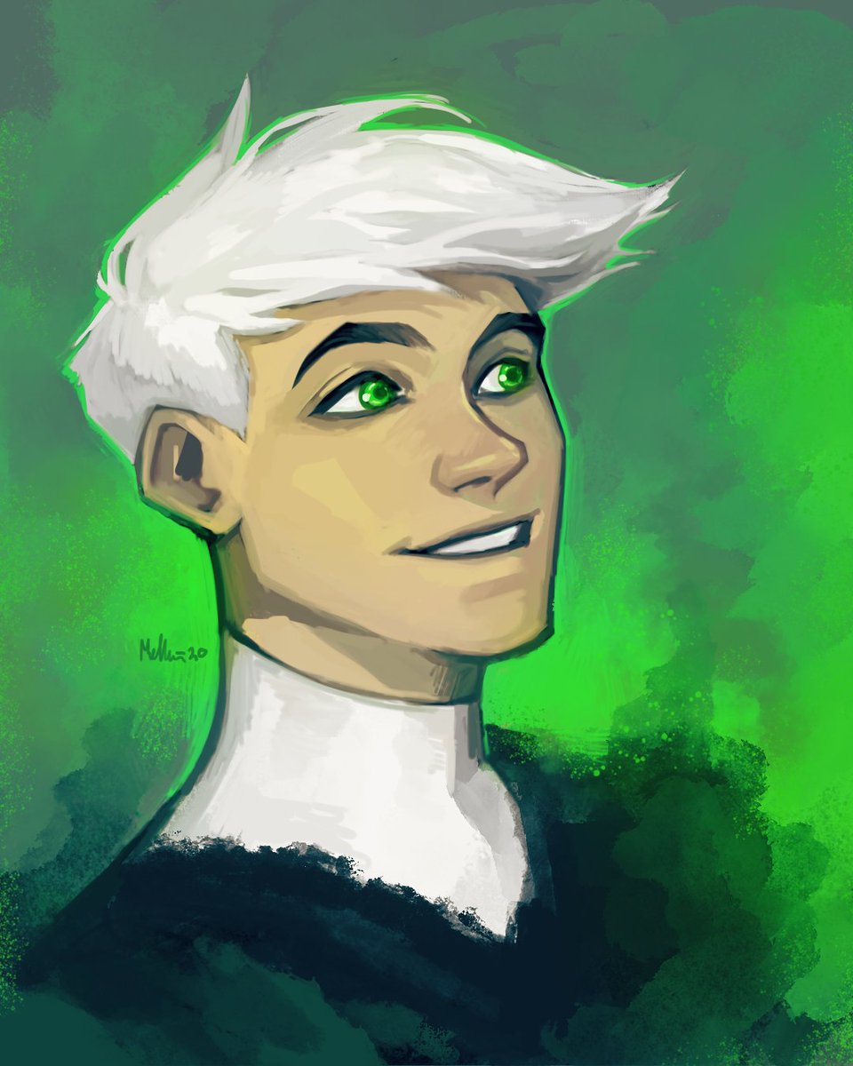 A ghost posessed me and told me its time to draw Danny Phantom so I did... (That theme song is stuck in my head now once again) #dannyphantom #cartoonfanart #childhoodcrush