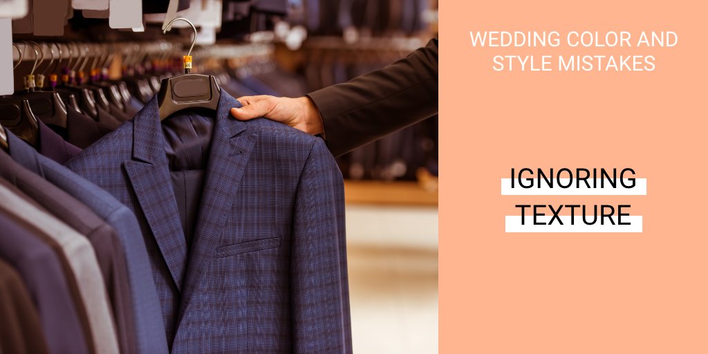 BrideShowCanada's tweet photo. 👉 Two colors that go together may not look right when putting side by side if they have different textures.  

Be attentive to how your general design ideas work on different texture! 🚀🙌 https://t.co/4Jc1d2XH0k