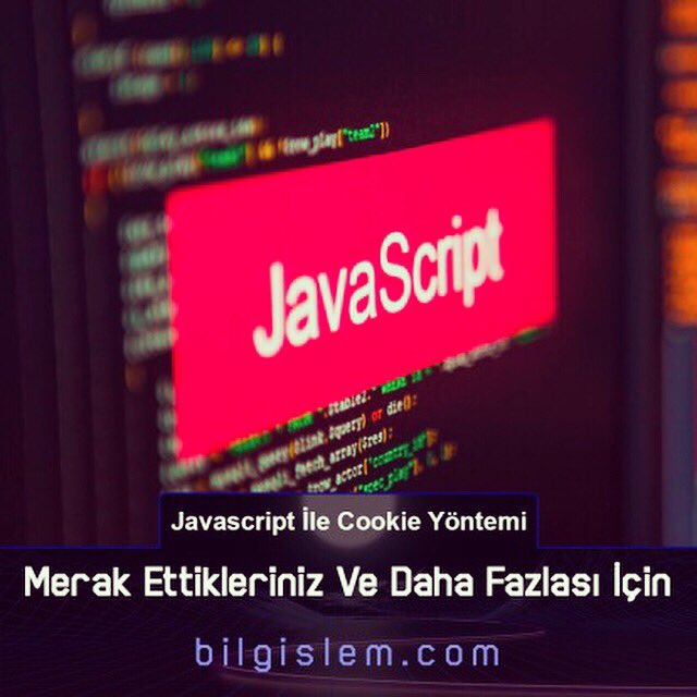 JavaScript ve cookie(çerez) yönetimi hakkında bilmedikleriniz ve merak ettikleriniz için web sayfamızı ziyaret etmeyi unutmayın.
#geleceğebilgiile
#java #javascript #soft #software #engeneer #engeneering #engineer #yazılım #arduino