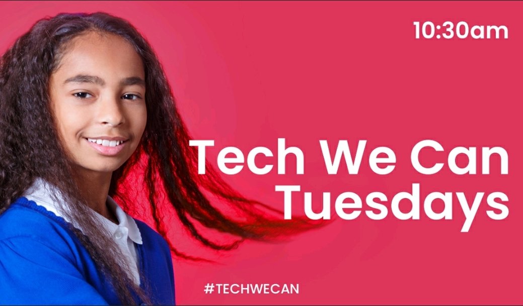 AliEStripling's tweet photo. The first #TechWeCan Tuesday free online lesson for kids will go live tomorrow at 10.30am! Teacher @KKing_5 is ready to show kids why tech is fun, in an interactive 30 minute session. Register here to take part https://t.co/AQsXu8cp6b #HomeSchooling #STEM #womenintech #lifeatArm https://t.co/2fU1omu1vs