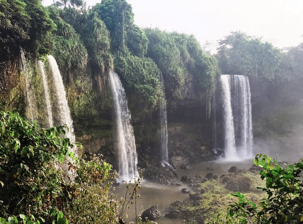 Agbokim Waterfalls, Cross RiverAgbokim Waterfall is located in Ikom, Cross River. The waterfall consists of 7 streams that cascade into a pool below. It is surrounded by lush greenery and is a major hiking destination in Cross River state located 315 km from Calabar.