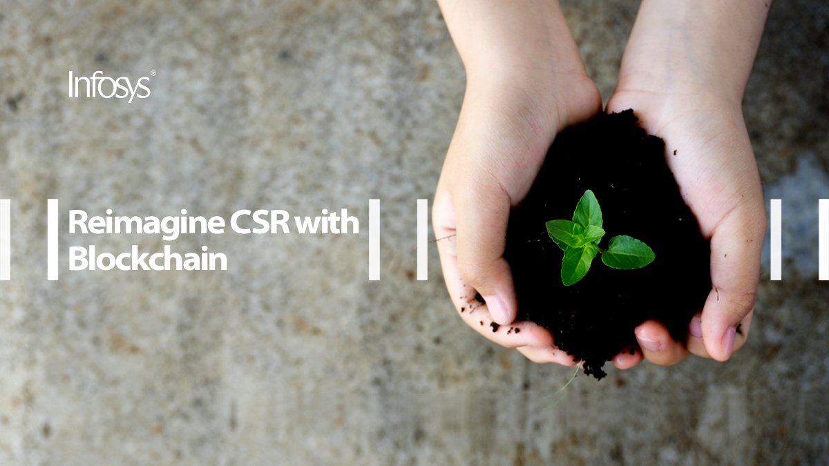 Infosys's tweet photo. Infosys brings trust and transparency to #CorporateSocialResponsibility ecosystem using #blockchain. Read here to know how https://t.co/Cj9jvflepQ https://t.co/Pfe6cUJSs2