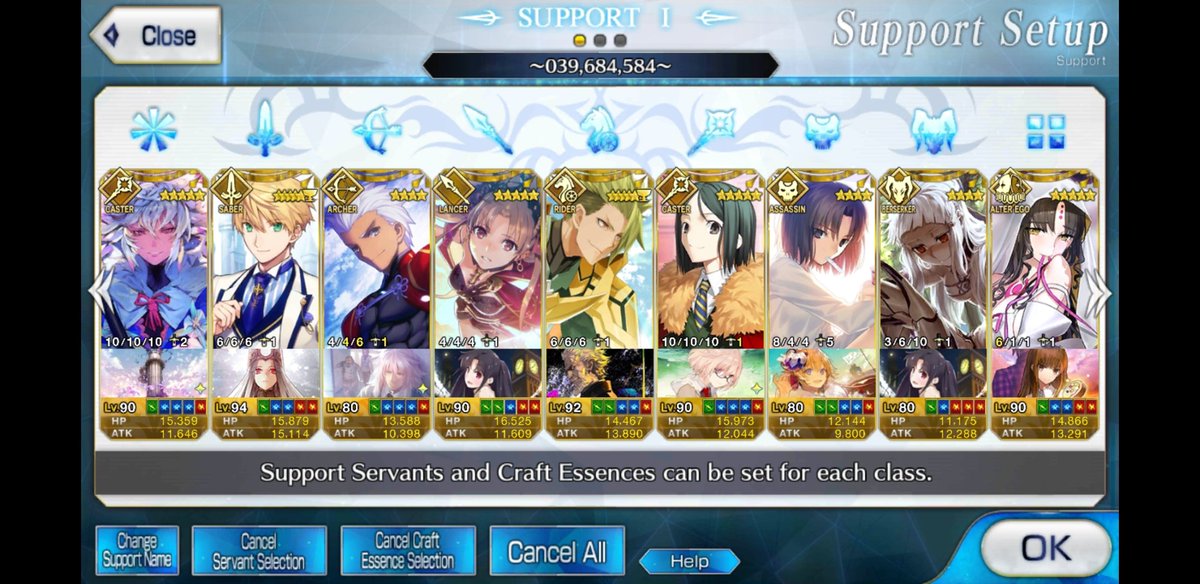  #shiikaplaysfgo support set up update: Summoned my husbando, Achilles. Thank you gacha gods  Will surely grail him to Lvl 100 alongside Arthur  Bond 10 Merlin! He is my first 10/10/10 servant and first one to bond 10 10/10/10 Waver as well  Me at Lvl 126!!
