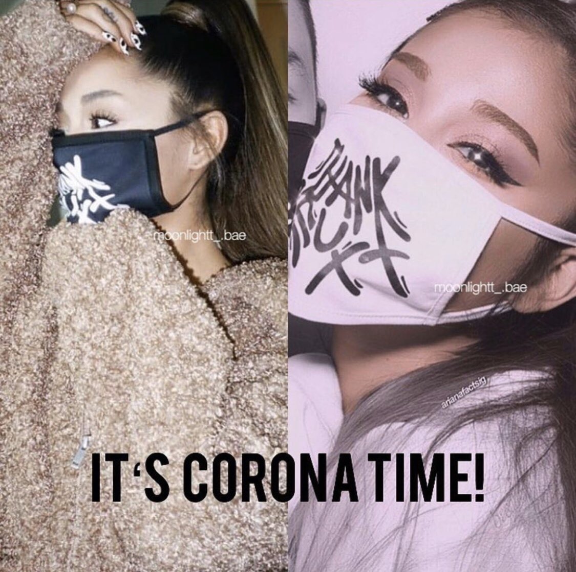SweetenedByAri's tweet photo. @arianagrande wheres all ur face masks 4 sale? It’s not on website!😭This is the perfect masks to wear right now! Please release them on ur website to buy! It’s the perfect time to drop them!🙏🏼💯😭😍💕 I’ll literally buy all of them now if u put them for sale!🙏🏼💯 @scooterbraun https://t.co/Ba9wOfEwv3