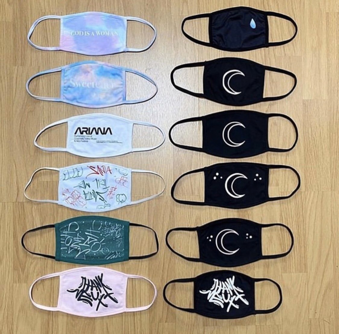 SweetenedByAri's tweet photo. @arianagrande wheres all ur face masks 4 sale? It’s not on website!😭This is the perfect masks to wear right now! Please release them on ur website to buy! It’s the perfect time to drop them!🙏🏼💯😭😍💕 I’ll literally buy all of them now if u put them for sale!🙏🏼💯 @scooterbraun https://t.co/Ba9wOfEwv3