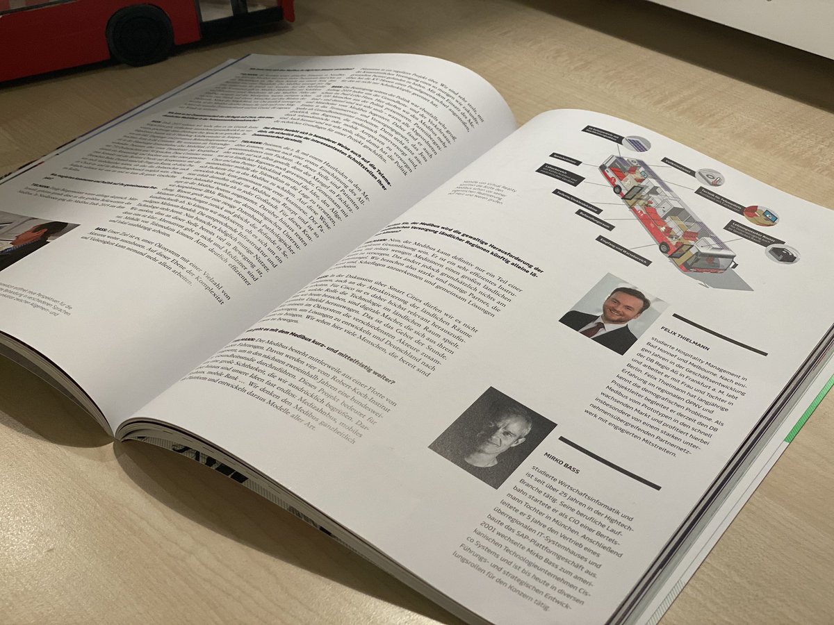 BassMirko's tweet photo. vielen Dank 🙏 Philipp Schöneberg für das Interview und den schönen Artikel zum #medibus 🚑 im aktuellen @polisMagazin mit dem treffenden Titel CHANGES @FelixThielmann #dbregiobus #deutschebahn #vdlbus #videoclinic #cisco #healsonwheels https://t.co/1mmXllTmwF